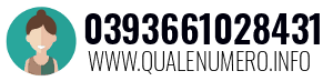 Numero di telefono 0393661028431 0393661028431
