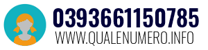 Numero di telefono 0393661150785 0393661150785