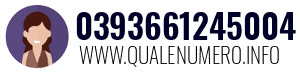 Numero di telefono 0393661245004 0393661245004