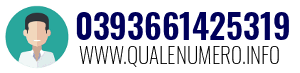 Numero di telefono 0393661425319 0393661425319