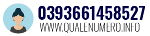 Numero di telefono 0393661458527 0393661458527