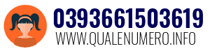 Numero di telefono 0393661503619 0393661503619