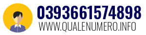 Numero di telefono 0393661574898 0393661574898