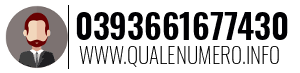 Numero di telefono 0393661677430 0393661677430