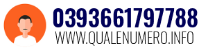 Numero di telefono 0393661797788 0393661797788