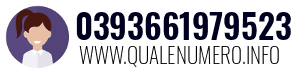 Numero di telefono 0393661979523 0393661979523