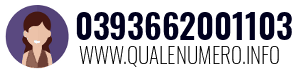 Numero di telefono 0393662001103 0393662001103