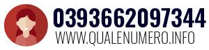Numero di telefono 0393662097344 0393662097344
