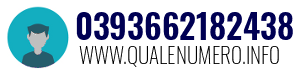 Numero di telefono 0393662182438 0393662182438