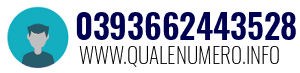 Numero di telefono 0393662443528 0393662443528