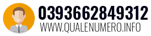 Numero di telefono 0393662849312 0393662849312