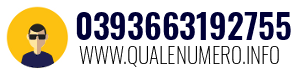 Numero di telefono 0393663192755 0393663192755