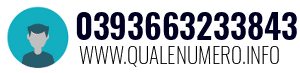 Numero di telefono 0393663233843 0393663233843
