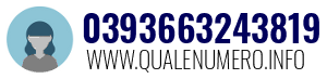 Numero di telefono 0393663243819 0393663243819