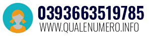 Numero di telefono 0393663519785 0393663519785