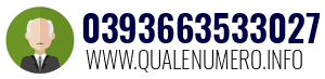 Numero di telefono 0393663533027 0393663533027