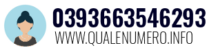 Numero di telefono 0393663546293 0393663546293