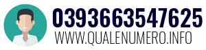 Numero di telefono 0393663547625 0393663547625