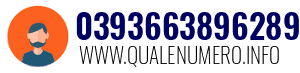 Numero di telefono 0393663896289 0393663896289