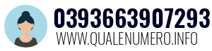 Numero di telefono 0393663907293 0393663907293
