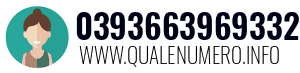 Numero di telefono 0393663969332 0393663969332