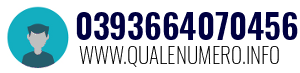 Numero di telefono 0393664070456 0393664070456