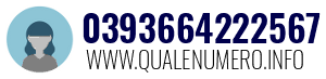 Numero di telefono 0393664222567 0393664222567