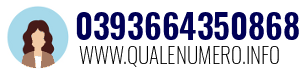 Numero di telefono 0393664350868 0393664350868