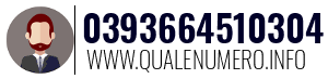 Numero di telefono 0393664510304 0393664510304