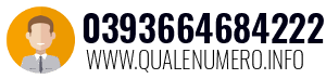 Numero di telefono 0393664684222 0393664684222