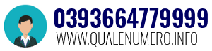 Numero di telefono 0393664779999 0393664779999