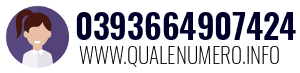 Numero di telefono 0393664907424 0393664907424