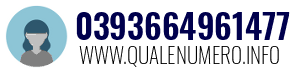Numero di telefono 0393664961477 0393664961477