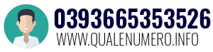 Numero di telefono 0393665353526 0393665353526