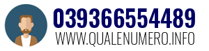 Numero di telefono 039366554489 039366554489
