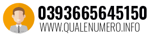 Numero di telefono 0393665645150 0393665645150