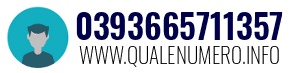 Numero di telefono 0393665711357 0393665711357