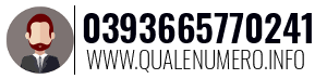Numero di telefono 0393665770241 0393665770241