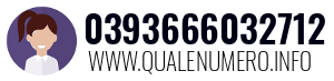 Numero di telefono 0393666032712 0393666032712