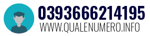 Numero di telefono 0393666214195 0393666214195