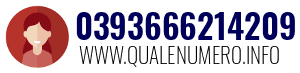 Numero di telefono 0393666214209 0393666214209