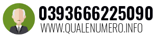 Numero di telefono 0393666225090 0393666225090