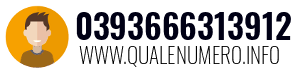 Numero di telefono 0393666313912 0393666313912