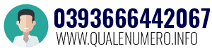 Numero di telefono 0393666442067 0393666442067