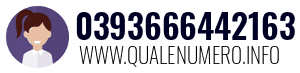 Numero di telefono 0393666442163 0393666442163