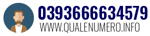 Numero di telefono 0393666634579 0393666634579