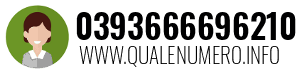 Numero di telefono 0393666696210 0393666696210