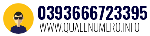 Numero di telefono 0393666723395 0393666723395