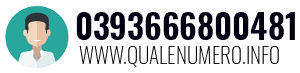 Numero di telefono 0393666800481 0393666800481