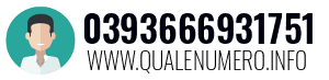 Numero di telefono 0393666931751 0393666931751